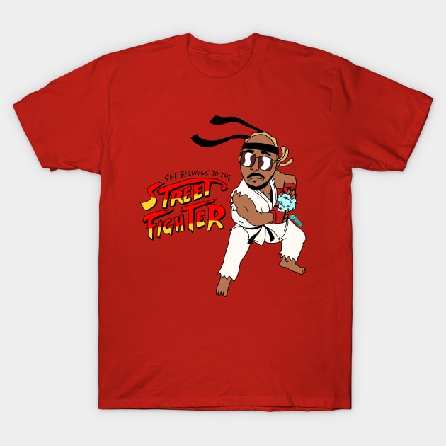 she belongs to the street fighter T-Shirt by GRIPLESS